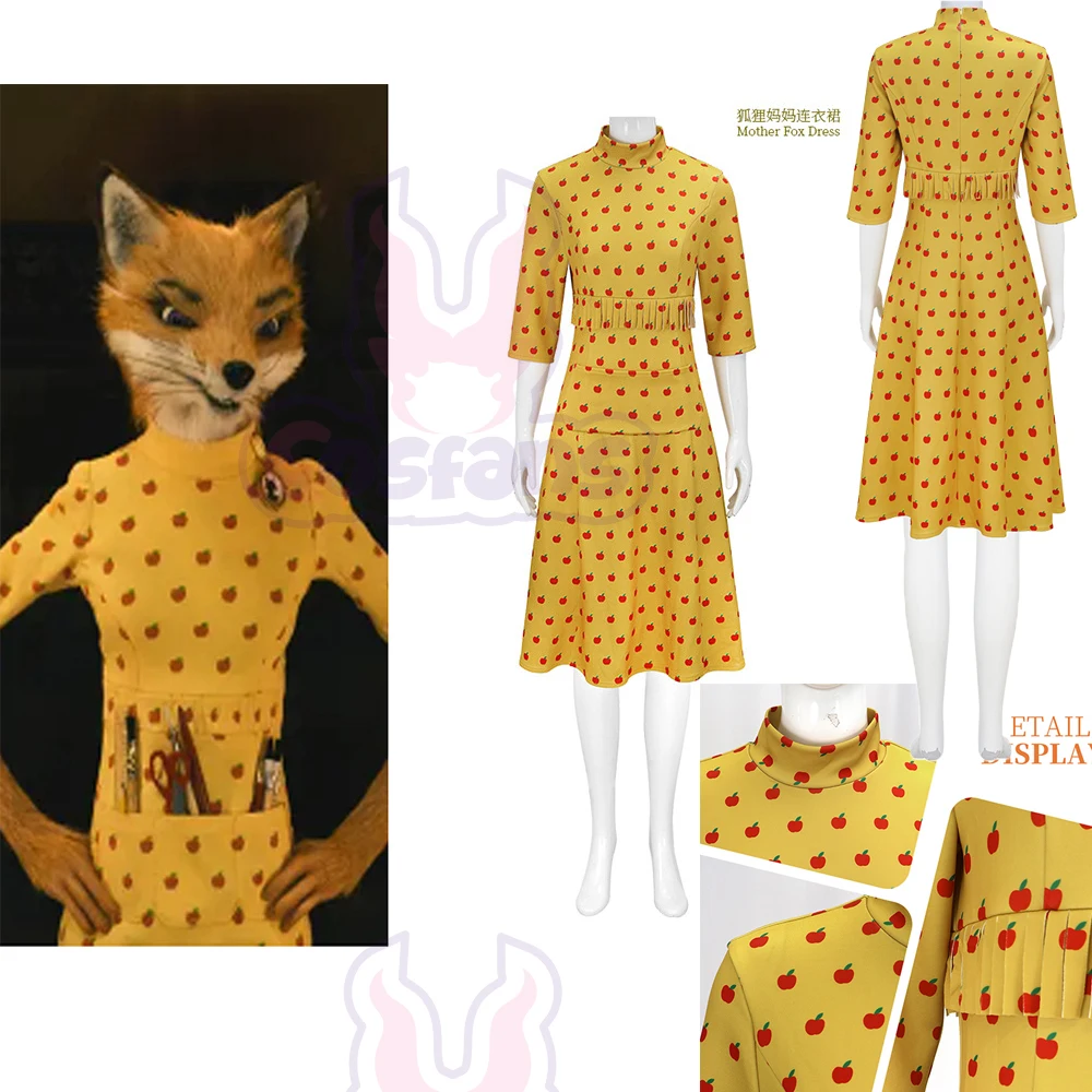Anime Cosplay Dresses - Movie Fantastic Mr Fox Mrs Fox