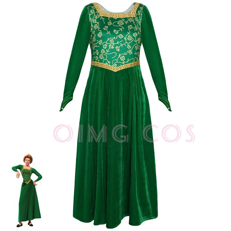 Anime Cosplay Dresses - Princess Fiona Cosplay Costume Adult Carnival