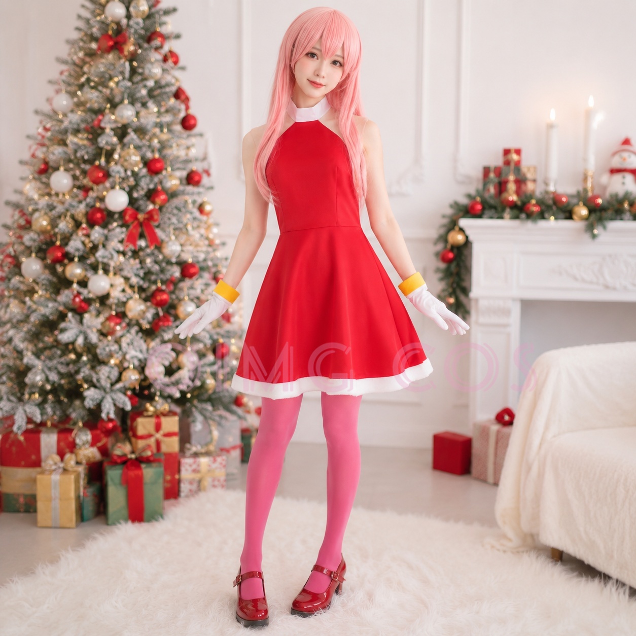 Amy Rose Cosplay Costume Adult - Anime Cosplay Dresses 评论和价格