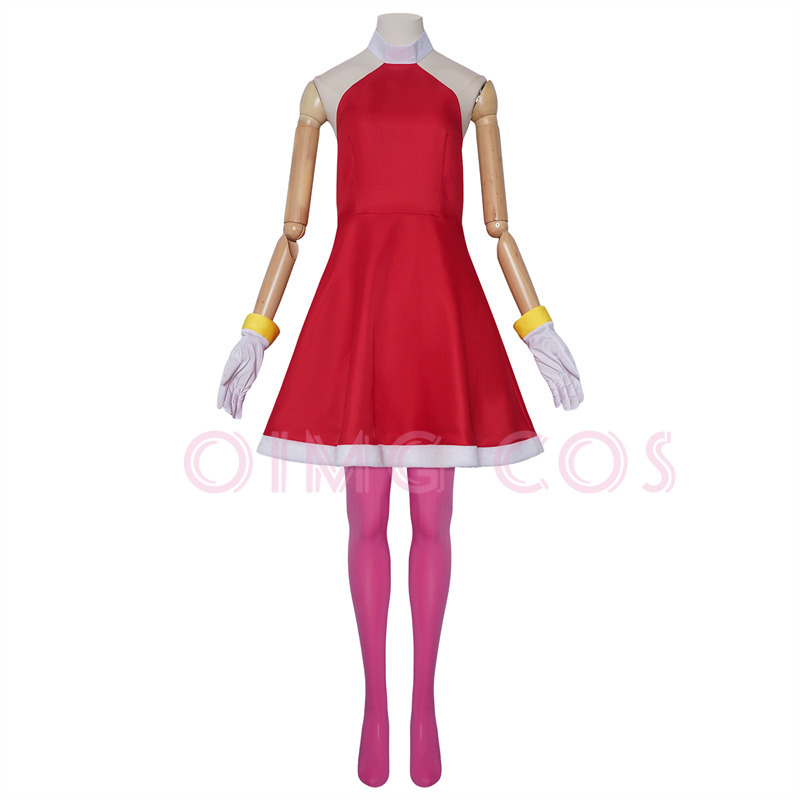 Amy Rose Cosplay Costume Adult - Anime Cosplay Dresses 评论和价格