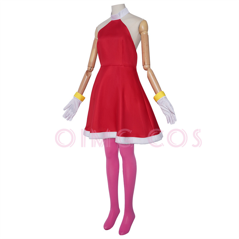 Amy Rose Cosplay Costume Adult - Anime Cosplay Dresses 评论和价格