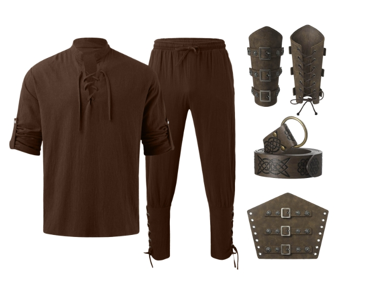 4 Pcs Halloween Men's Renaissa - Anime Cosplay And Costumes 评论和价格