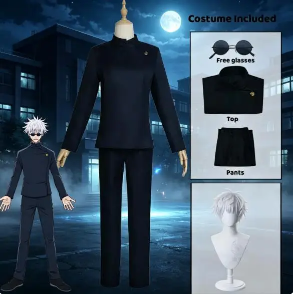 Anime gojo satoru cosplay unif - Anime Cosplay Gojo 评论和价格