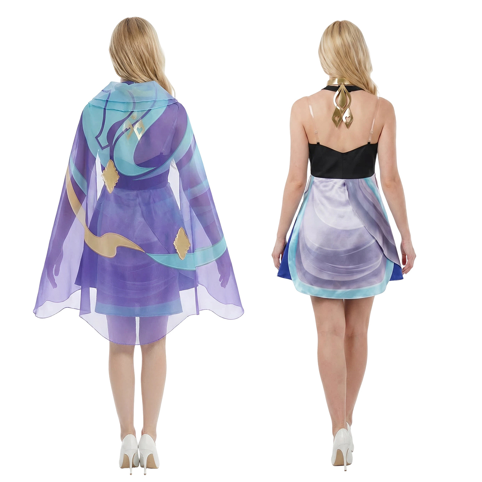 Dolia Dress with Headscarf Cos - Anime Cosplay Characters 评论和价格